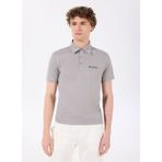 Discovery Expedition D4SM-TST3247 Gri Basic Düz Erkek Polo T-Shirt