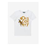 Discovery Expedition D4SU-TST 3303 Kırık Beyaz Baskılı Unisex T-Shirt