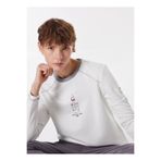 Discovery Expedition D4WL-TST3004 Kırık Beyaz Kadın Kapüşonlu Basic Baskılı T-Shirt
