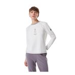 Discovery Expedition D4WL-TST3004 Kırık Beyaz Kapüşonlu Basic Baskılı T-Shirt, M, 5003162309, Kırık Beyaz, Kadın