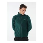 Discovery Expedition D4WM-SWT3994 Koyu Yeşil Dik Basic Düz Polar Erkek Sweatshirt