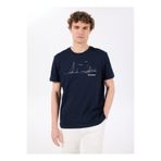 Discovery Expedition D5SM-TST3802 Lacivert Bisiklet Yaka Relaxed Baskılı Erkek T-Shirt