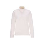Discovery Expedition D5WL-SWT3302 Beyaz Fermuarlı Yaka Basic Düz Kadın Polar Sweatshırt