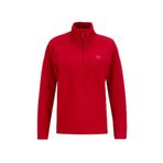 Discovery Expedition D5Wl-Swt3302 Fermuarlı Yaka Basic Düz Kadın Polar Sweatshırt, Kırmızı, Xl