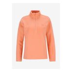 Discovery Expedition D5WL-SWT3302 Somon Fermuarlı Yaka Basic Düz Kadın Polar Sweatshırt