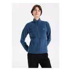 Discovery Expedition D5WL-SWT3303 İndigo Dik Yaka Basic Düz Kadın Polar Sweatshırt