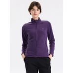 Discovery Expedition D5WL-SWT3303 Mor Dik Yaka Basic Düz Kadın Polar Sweatshırt - XS