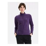 Discovery Expedition D5WL-SWT3303 Mor Dik Yaka Basic Düz Kadın Polar Sweatshırt