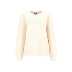Discovery Expedition D5Wl-Swt3588 Dik Yaka Relaxed Nakışlı Kadın Sweatshırt, Ekru, Xl