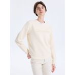 Discovery Expedition D5WL-SWT3588 Ekru Kadın Dik Relaxed Nakışlı Sweatshirt