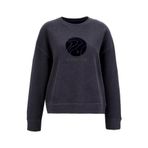 Discovery Expedition D5Wl-Swt3596 Bisiklet Yaka Relaxed Düz Kadın Sweatshırt, Antrasit Melanj, Xl
