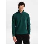 Discovery Expedition D5WM-SWT3300 Koyu Yeşil Fermuarlı Yaka Basic Düz Erkek Polar Sweatshırt