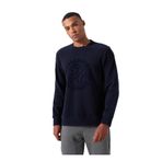 Discovery Expedition D5WM-SWT3872 Bisiklet Yaka Relaxed Baskılı Sweatshırt, XL, 5003276433, Lacivert, erkek