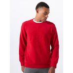 Discovery Expedition D5WM-SWT3872 Kırmızı Erkek Relaxed Baskılı Sweatshirt
