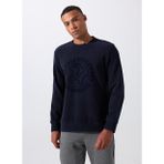 Discovery Expedition D5WM-SWT3872 Lacivert Erkek Relaxed Baskılı Sweatshirt