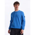 Discovery Expedition D5WM-SWT3940 Mavi Relaxed Fit Erkek Sweatshirt