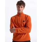 Discovery Expedition D5WM-SWT3941 Koyu Turuncu Dik Yaka Relaxed Düz Erkek Sweatshırt