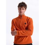 Discovery Expedition D5WM-SWT3941 Koyu Turuncu Dik Yaka Relaxed Düz Sweatshirt, M, 5003264295, Koyu Turuncu, erkek