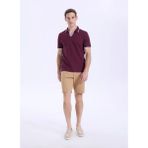 Discovery Expedition D6SM-TST3720 Bordo Erkek Polo T-Shirt - XL