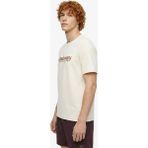 Discovery Expedition D6SM-TST3726 Kırık Beyaz Bisiklet Yaka Relaxed Baskılı Erkek T-Shirt