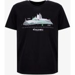 Discovery Expedition D6SM-TST3738 Siyah Bisiklet Yaka Relaxed Baskılı Erkek T-Shirt - 2XL
