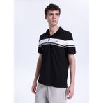 Discovery Expedition D6SM-TST3748 Siyah Relaxed Fit Erkek Polo T-Shirt