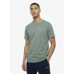 Discovery Expedition D6SM-TST3762 Yeşil Bisiklet Yaka Relaxed Baskılı Erkek T-Shirt