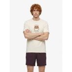 Discovery Expedition D6SM-TST3763 Kırık Beyaz Bisiklet Yaka Relaxed Fit Erkek T-Shirt
