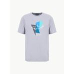 Discovery Expedition D6SM-TST3781 Gri Bisiklet Yaka Relaxed Baskılı Erkek T-Shirt