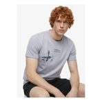 Discovery Expedition D6SM-TST3782 Gri Bisiklet Yaka Relaxed Fit Erkek T-Shirt