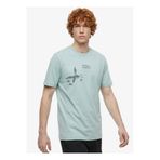 Discovery Expedition D6SM-TST3782 Yeşil Bisiklet Yaka Relaxed Baskılı Erkek T-Shirt