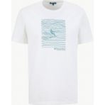 Discovery Expedition D6SM-TST3785 Beyaz Bisiklet Yaka Relaxed Baskılı Erkek T-Shirt - 2XL