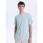 Discovery Expedition D6Sm-Tst3787 V Yaka Relaxed Düz T-Shirt, 2XL, 5003328933, Mint, Erkek