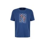 Discovery Expedition D6SM-TST3788 INDIGO Bisiklet Relaxed Baskılı Erkek T-Shirt