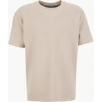 Discovery Expedition D6SM-TST3804 Bej Bisiklet Yaka Rahat Düz Erkek T-Shirt
