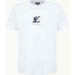 Discovery Expedition D6SM-TST3888 Beyaz Bisiklet Yaka Relaxed Düz Erkek T-Shirt - 2XL