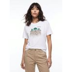 Discovery Expedition D6SU-TST3102 Beyaz Bisiklet Yaka Baskılı Unisex T-Shirt