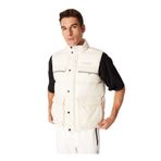 Discovery Expedition Dik Yaka Relaxed Puffer Yelek, L, 5003165104, Krem, Erkek