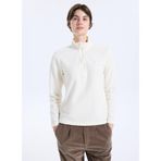Discovery Expedition Fermuarlı Yaka Basic Polar Sweatshirt, XS, 5003264391, Beyaz, Kadın