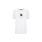 Discovery Expedition Kırık Beyaz Bisiklet Yaka Relaxed Baskılı T-Shirt, XL, 5003330083, Kırık Beyaz, Erkek