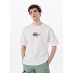 Discovery Expedition Kırık Beyaz Erkek %100 Pamuk T-Shirt LEAF