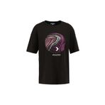 Discovery Expedition Loose Fit Baskılı T-Shirt, M, 5003099013, Siyah, Kadın