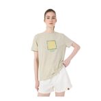 Discovery Expedition Mint Melanj Bisiklet Yaka Relaxed Baskılı T-Shirt, S, 5003227224, Mint Melanj, Kadın