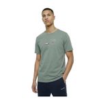 Discovery Expedition Nil Yeşili Bisiklet Yaka Relaxed Baskılı T-Shirt, XL, 5003330121, Yeşil, Erkek