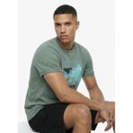 Discovery Expedition Nil Yeşili Erkek %100 Pamuk T-Shirt D6SM-TST3780