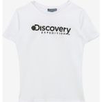 Discovery Expedition Rogers Gırl Beyaz Kız Çocuk Bisiklet Yaka Baskılı T-Shirt