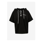 Discovery Expedition Siyah Kadın Kapüşonlu Relaxed T-shirt D4sl-tst3045