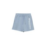 Discovery Expedition Standart Fit Baskılı Sweat Şort, S, 5003099130, Mavi, Kadın