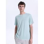 Discovery Expedition V Yaka Relaxed Düz T-Shirt, L, 5003328933, Mint, Erkek