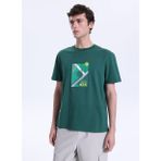 Discovery Expedition Yeşil Erkek %100 Pamuk T-Shirt D6SM-TST3741